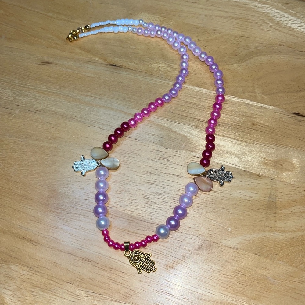 Handmade beaded necklace